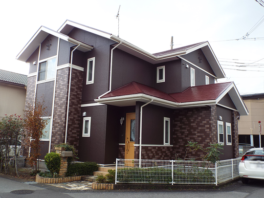 施工実績 外壁塗装専門店のニッケン 栃木県宇都宮市 小山市 真岡市などの外壁塗装 施工実績 外壁塗装専門店のニッケン 栃木県宇都宮市 小山市 真岡市などの外壁塗装